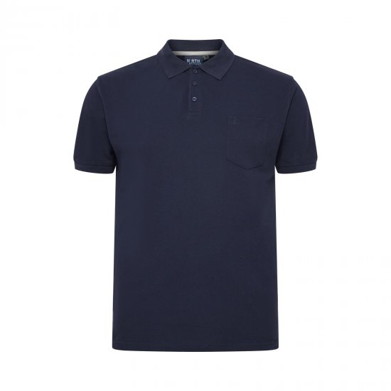 North Latitude Polo Navy Blue - Поло тениски - мъжки тениски с яка големи размери