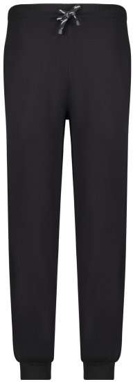 Adamo Jakob Pyjama Pants with Cuffs Black - Бельо & Бански шорти - Мъжко бельо големи размери