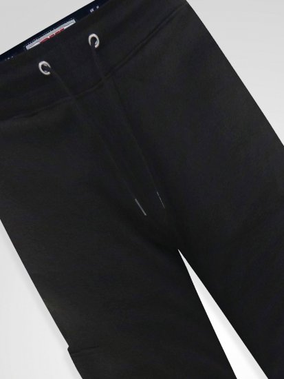 D555 Dexter 1 Cargo Jogger With Bear Embroidery Черно - Спортни панталони & Kъси панталони - мъжки спортни панталони големи размери