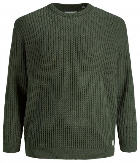 Jack & Jones JCOBRANDON Knit Forest - Суичъри & cуичъри с качулка - мъжки суичъри големи размери