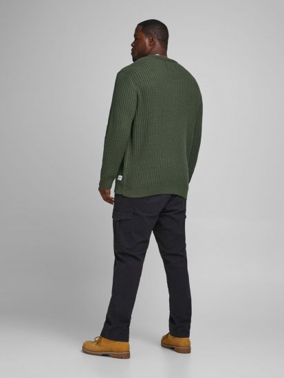 Jack & Jones JCOBRANDON Knit Forest - Суичъри & cуичъри с качулка - мъжки суичъри големи размери
