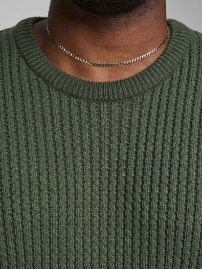Jack & Jones JCOBRANDON Knit Forest - Суичъри & cуичъри с качулка - мъжки суичъри големи размери