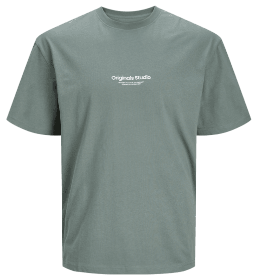 Jack & Jones JORVESTERBRO T-Shirt Laurel Wreath - Тениски - мъжки тениски големи размери
