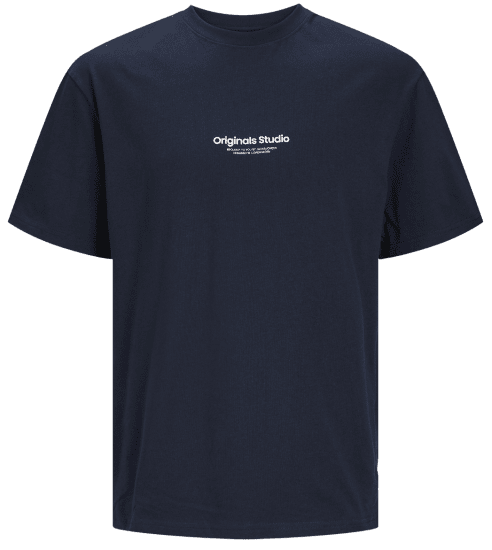 Jack & Jones JORVESTERBRO T-Shirt Sky Captain - Тениски - мъжки тениски големи размери