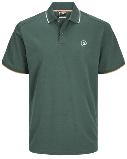 Jack & Jones JCOHASS LOGO Polo Sycamore - Поло тениски - мъжки тениски с яка големи размери