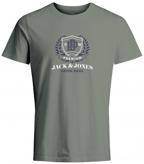 Jack & Jones JPRBLUCAMERON T-Shirt Laurel Wreath - Тениски - мъжки тениски големи размери