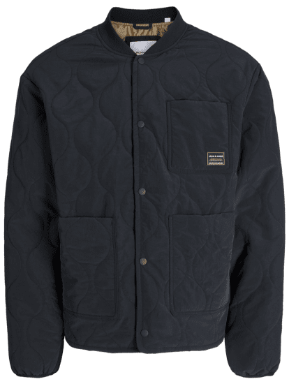 Jack & Jones Hero Liner Quilted Jacket Black - Якета - мъжки якета големи размери