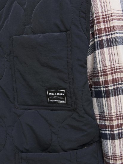 Jack & Jones Hero Liner Quilted Gilet Vest Black - Елеци - Елеци в големи размери