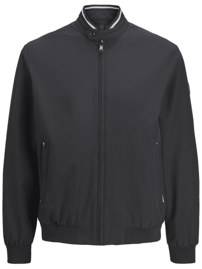Jack & Jones Brook Bomber Black - Якета - мъжки якета големи размери