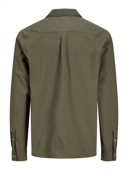 Jack & Jones Tristan Overshirt каки - Ризи - мъжки ризи големи размери