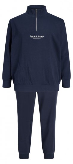 Jack & Jones Vesterbro анцуг тъмносиньо - Суичъри & cуичъри с качулка - мъжки суичъри големи размери