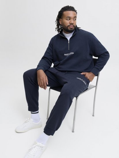 Jack & Jones Vesterbro анцуг тъмносиньо - Суичъри & cуичъри с качулка - мъжки суичъри големи размери