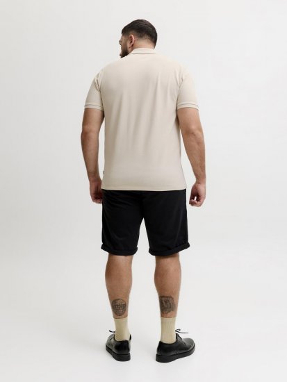 Jack & Jones Weston Поло Тениска Светлобежова - Поло тениски - мъжки тениски с яка големи размери