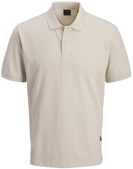 Jack & Jones Weston Поло Тениска Светлобежова - Поло тениски - мъжки тениски с яка големи размери