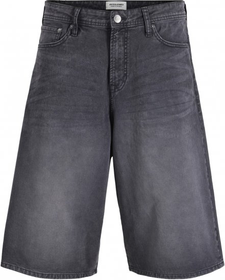 Jack & Jones Stowen Bronx Long Shorts Black - Шорти - мъжки къси панталони големи размери