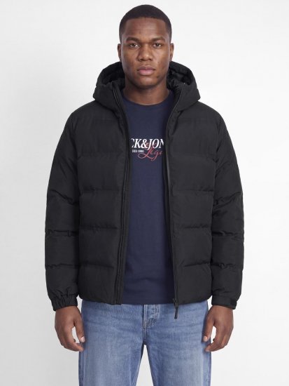 Jack & Jones Sage Ватирано яке Черно - Якета - мъжки якета големи размери
