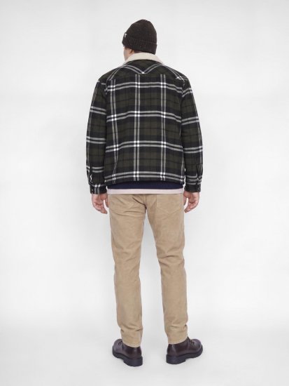 Jack & Jones Zac Teddy Риза-яке Зелено - Якета - мъжки якета големи размери