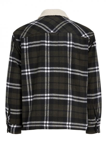 Jack & Jones Zac Teddy Риза-яке Зелено - Якета - мъжки якета големи размери