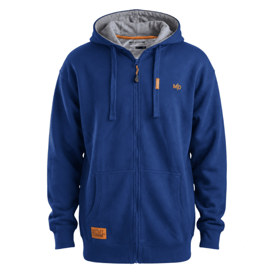Motley Denim Copenhagen Hoodie Royal Blue - Суичъри & cуичъри с качулка - мъжки суичъри големи размери