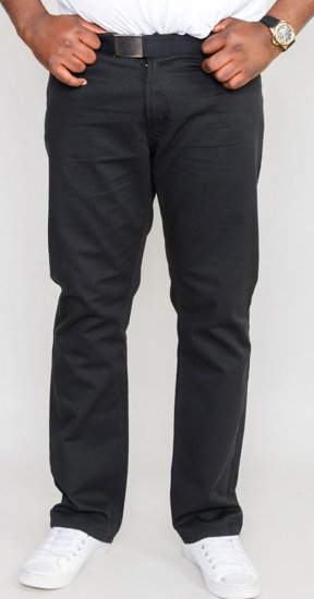 Duke Mario Bedford cord-pants Black TALL SIZES - МЪЖКО ОБЛЕКЛО MT-6XLT - дрехи за високи мъже