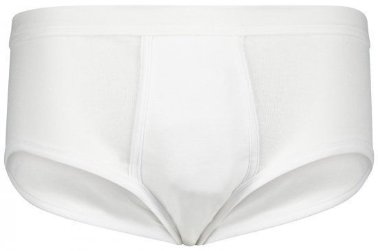 Adamo Royal Fine Ribbed Briefs White - Бельо & Бански шорти - Мъжко бельо големи размери