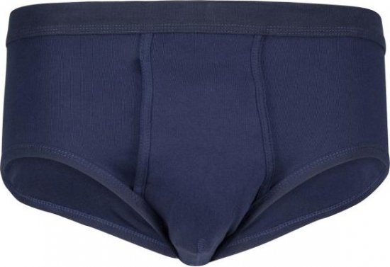 Adamo Royal Ribbed Briefs Navy - Бельо & Бански шорти - Мъжко бельо големи размери