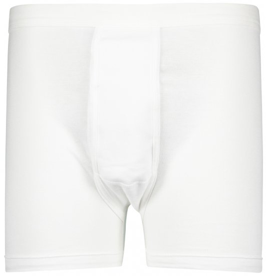 Adamo Royal Fine Ribbed Boxer shorts White - Бельо & Бански шорти - Мъжко бельо големи размери