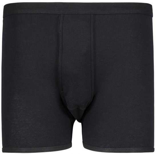 Adamo Royal Ribbed Boxer shorts Black - Бельо & Бански шорти - Мъжко бельо големи размери