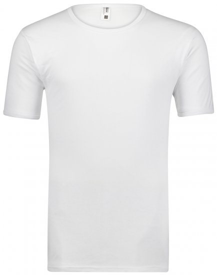 Adamo Royal Fine Ribbed Under-T-shirt White - Бельо & Бански шорти - Мъжко бельо големи размери