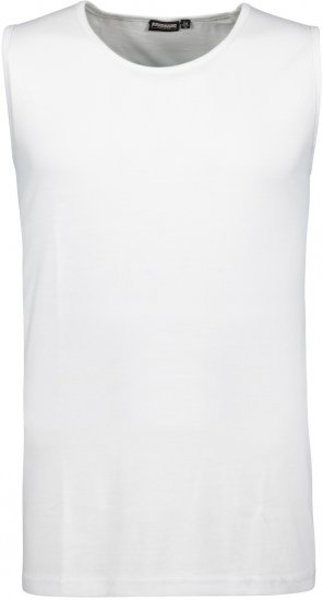 Adamo Rod Comfort Fit Tank Top White - Тениски - мъжки тениски големи размери