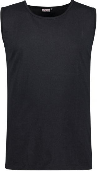 Adamo Rod Comfort Fit Tank Top Black - Тениски - мъжки тениски големи размери