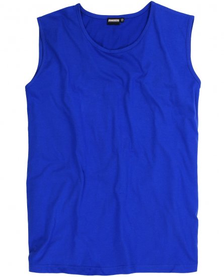 Adamo Rod Comfort Fit Tank Top Royal Blue - Тениски - мъжки тениски големи размери