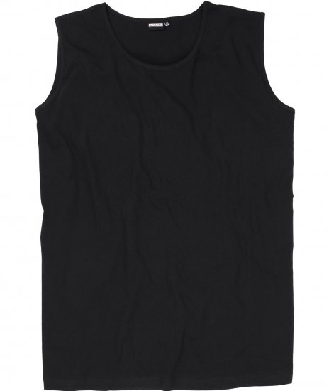 Adamo Rod Comfort Fit Tank Top Black - Тениски - мъжки тениски големи размери