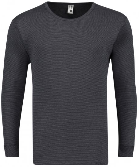 Adamo Jeans Long sleeve Under-T-shirt Black - Бельо & Бански шорти - Мъжко бельо големи размери