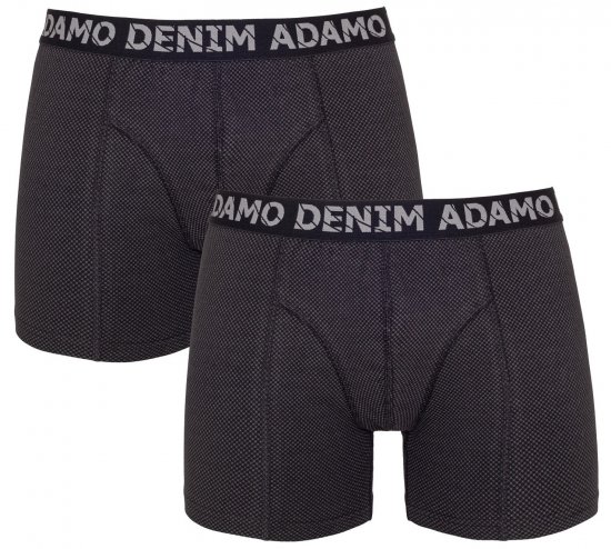 Adamo Julian Maxi Boxers Black 2-pack - Бельо & Бански шорти - Мъжко бельо големи размери