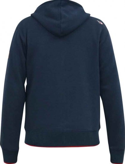 D555 WORCESTER Full Zip Hoody With Brooklyn Chest Print - Суичъри & cуичъри с качулка - мъжки суичъри големи размери