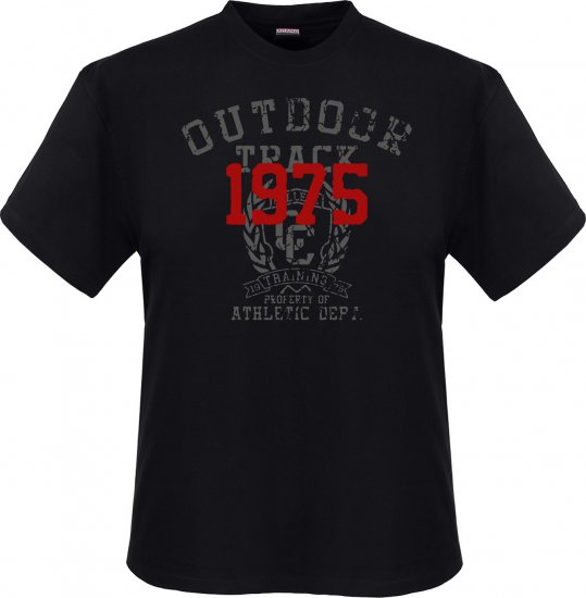 Adamo Outdoor track Comfort fit T-shirt Black - Тениски - мъжки тениски големи размери