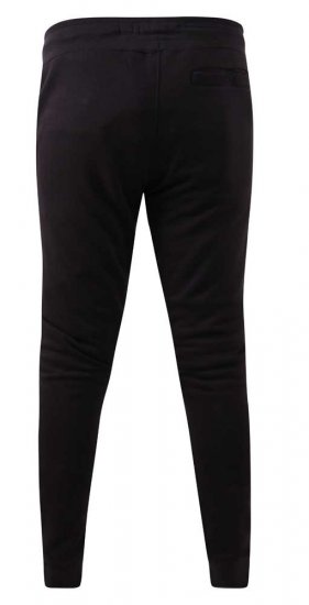 D555 Buckingham Cuffed Jogger With Side Pockets Black Tall Sizes - МЪЖКО ОБЛЕКЛО MT-6XLT - дрехи за високи мъже