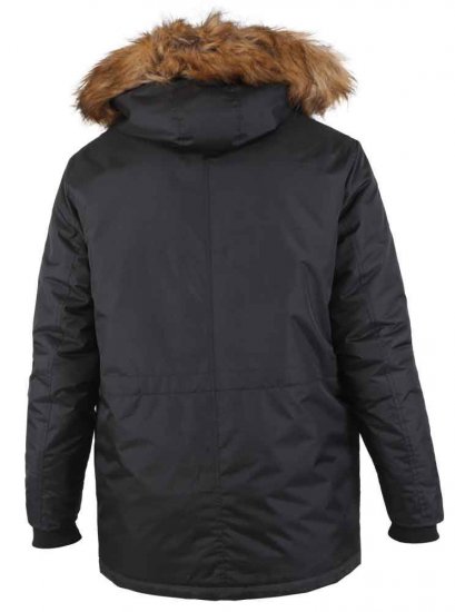 D555 Lovett Parka Black - Якета - мъжки якета големи размери