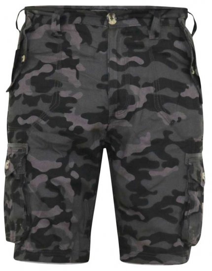 D555 ZAVIER Camo Cotton Cargo Shorts - Шорти - мъжки къси панталони големи размери