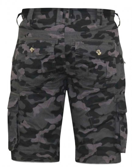 D555 ZAVIER Camo Cotton Cargo Shorts - Шорти - мъжки къси панталони големи размери