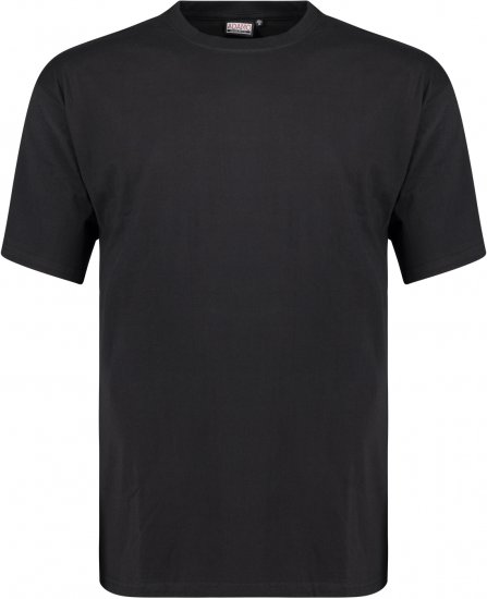 Adamo Bud Regular fit Heavy weight T-shirt Black - Тениски - мъжки тениски големи размери