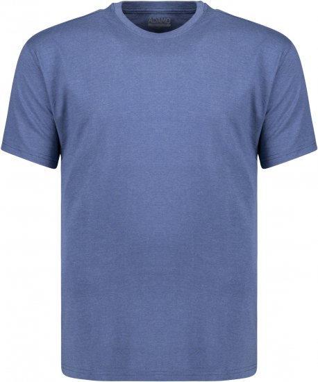 Adamo Kevin Regular fit T-shirt Indigo Blue - Тениски - мъжки тениски големи размери