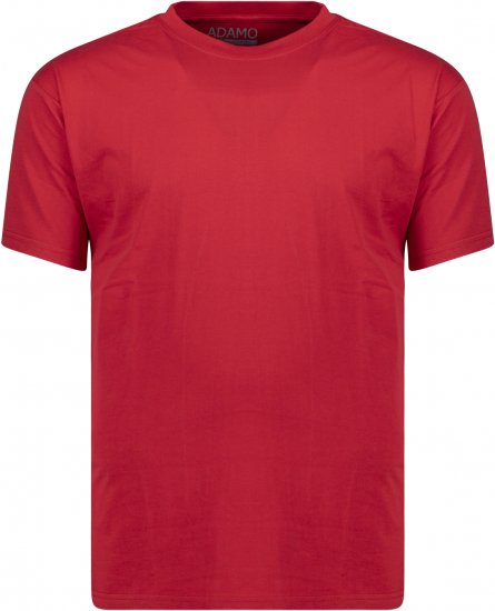 Adamo Kevin Regular fit T-shirt Red - Тениски - мъжки тениски големи размери