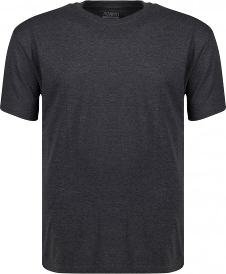 Adamo Kevin Regular fit T-shirt Charcoal - Тениски - мъжки тениски големи размери