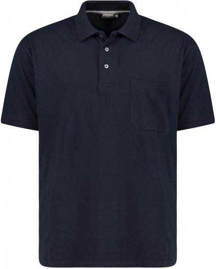 Adamo Klaas Regular fit Polo Shirt with Pocket Navy - Поло тениски - мъжки тениски с яка големи размери