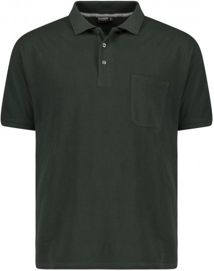 Adamo Klaas Regular fit Polo Shirt with Pocket Pine Green - Поло тениски - мъжки тениски с яка големи размери