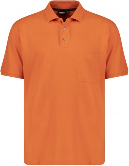Adamo Klaas Regular fit Polo Shirt with Pocket Orange - Поло тениски - мъжки тениски с яка големи размери