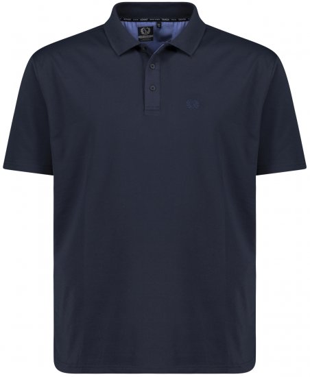 Adamo Picco Technical Sports Polo Navy - Спортни дрехи & Връхно облекло - мъжки спортни екипи големи размери