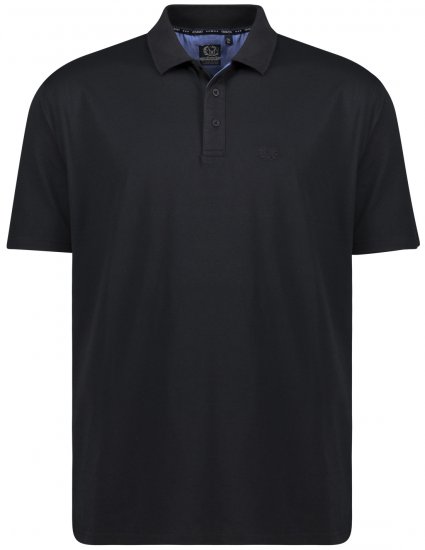 Adamo Picco Technical Sports Polo Black - Спортни дрехи & Връхно облекло - мъжки спортни екипи големи размери